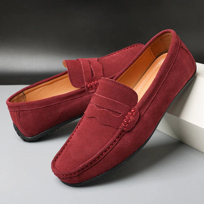 LE DREUX SUEDE LOAFERS