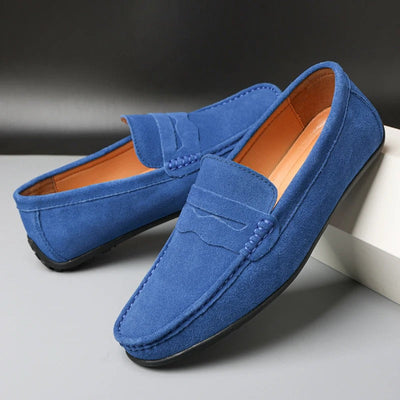 LE DREUX SUEDE LOAFERS