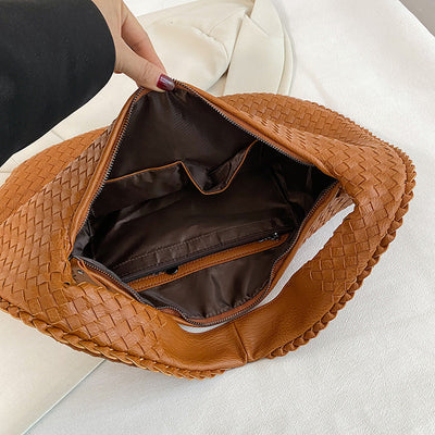 Maria | Sac à bandoulière en éco-cuir tressé